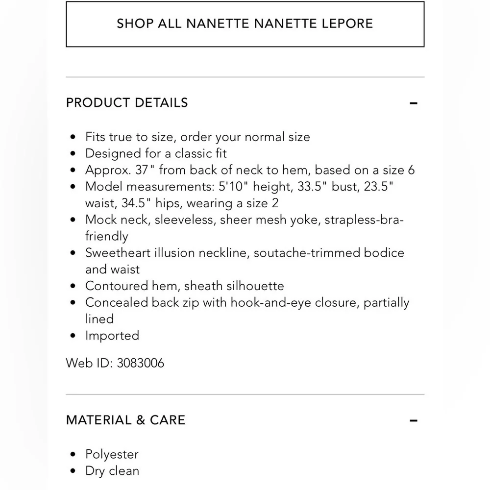 Nanette Lepore Navy Blue Lace Illusion Dress Sleeveless Cocktail Formal … - Picture 8 of 15